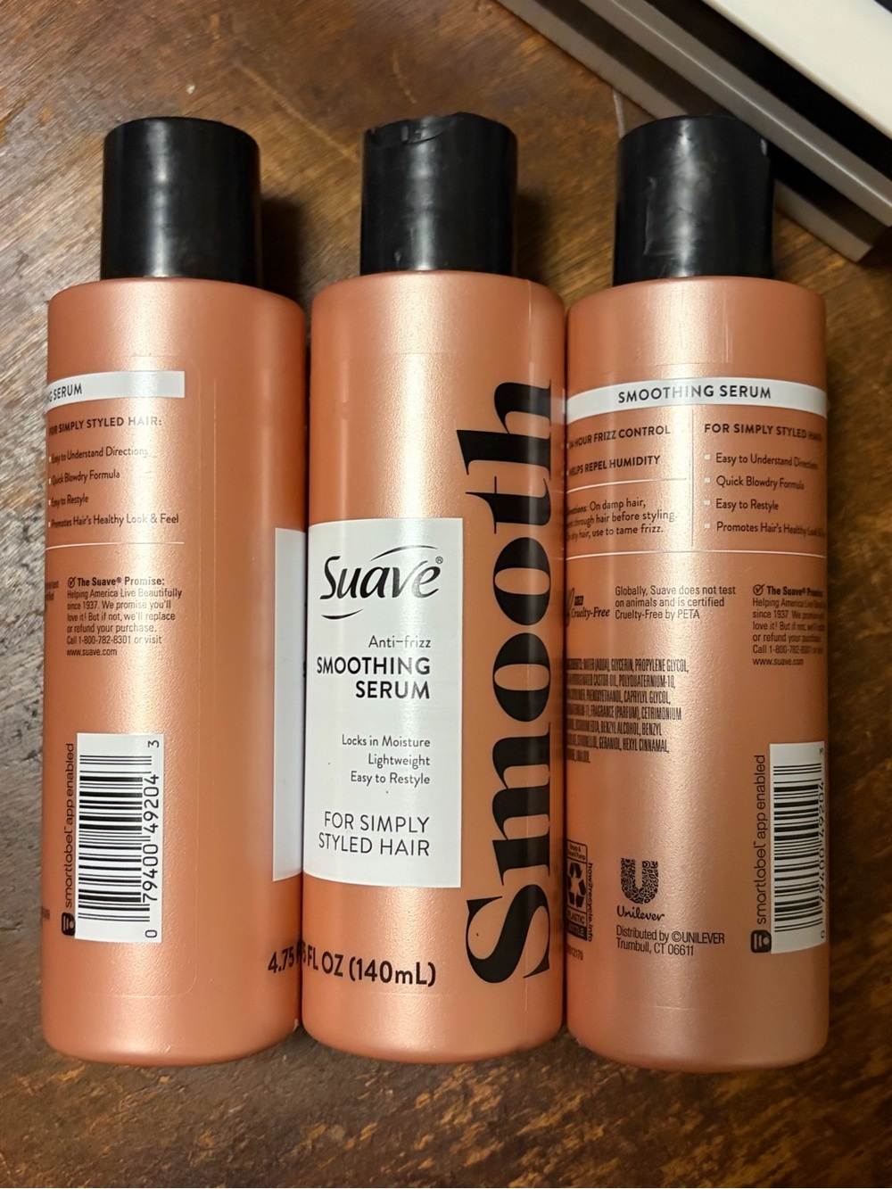 3 Suave Anti-Frizz Smoothing Serum 4.75 FL OZ (140mL)